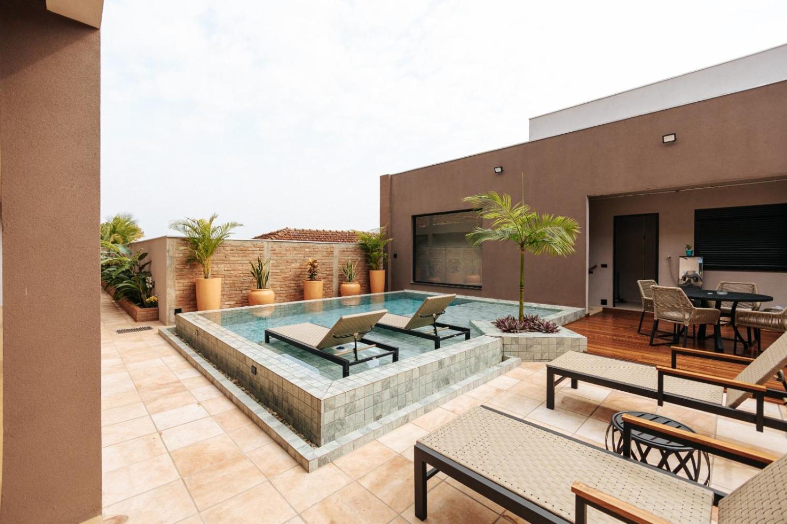 Villa Nova Hotel Ribeirao Claro Bagian luar foto