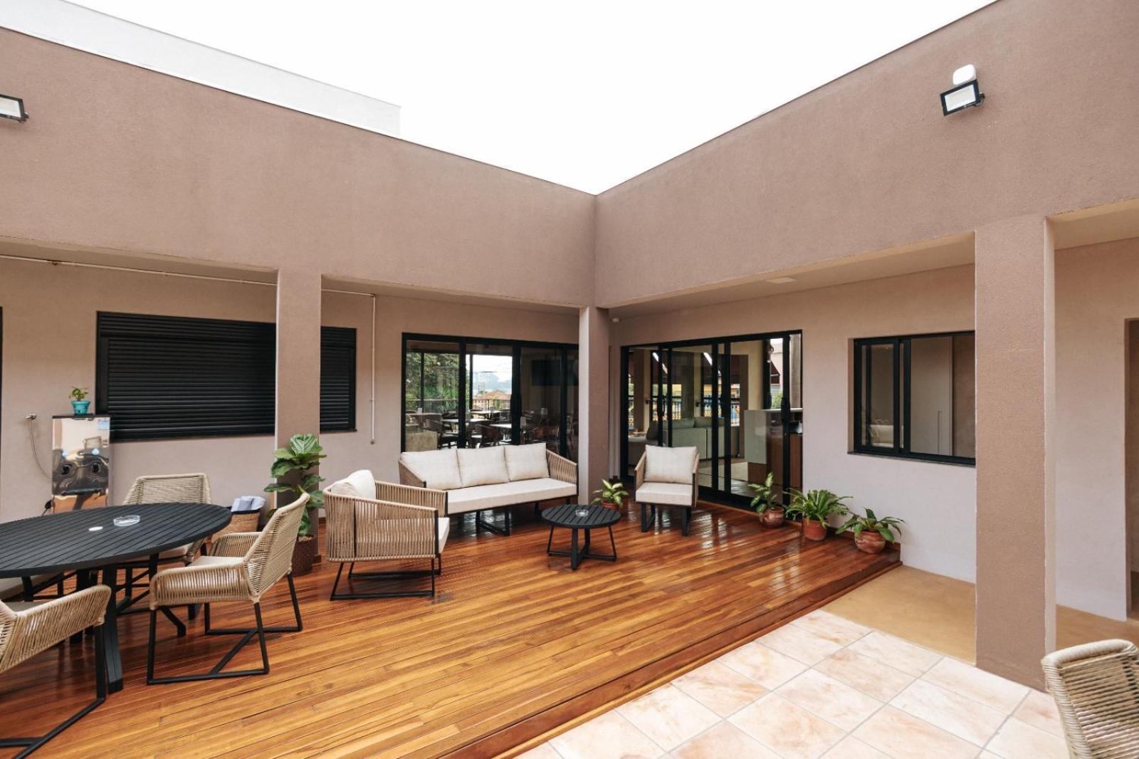 Villa Nova Hotel Ribeirao Claro Bagian luar foto