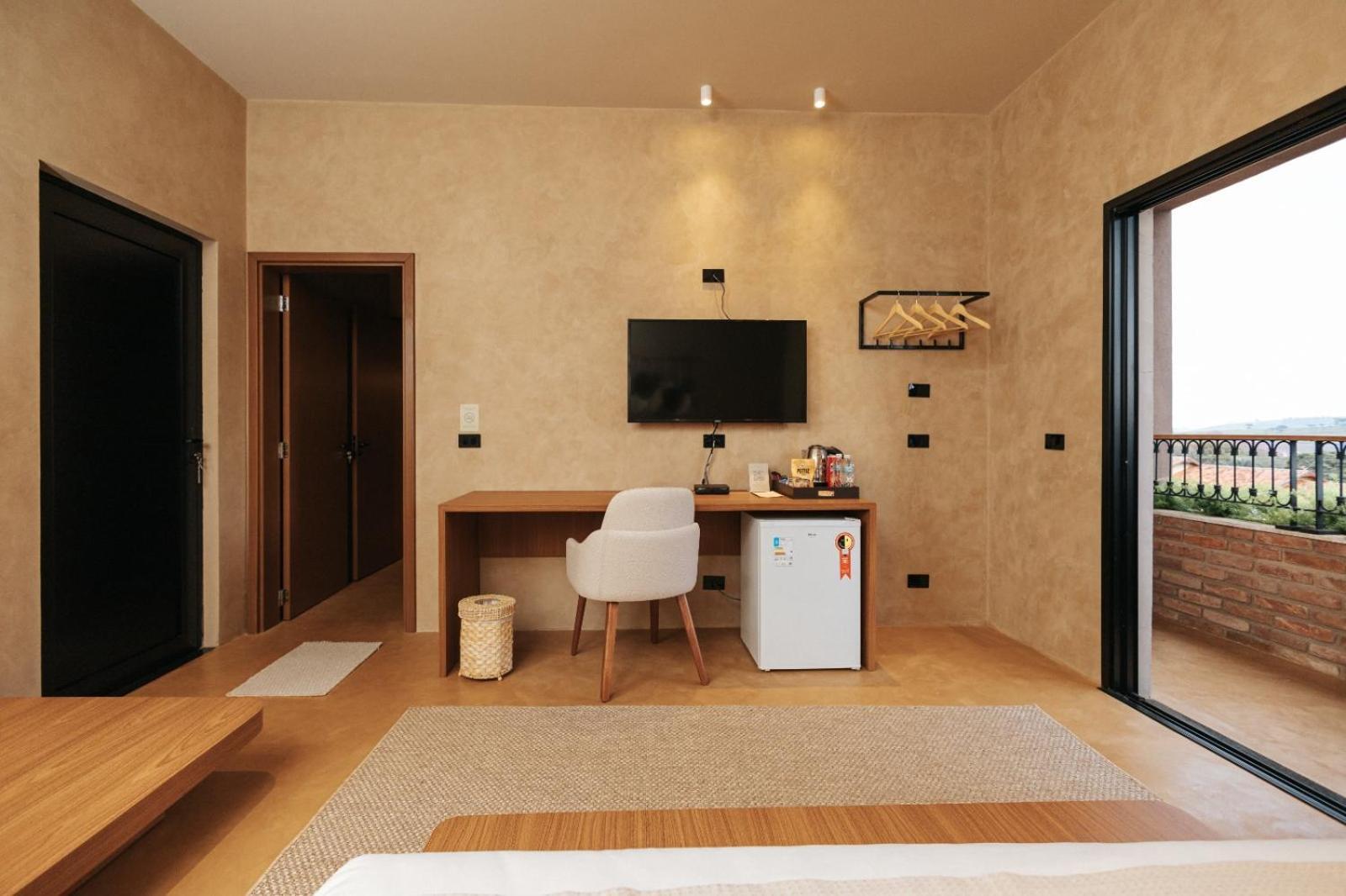 Villa Nova Hotel Ribeirao Claro Bagian luar foto